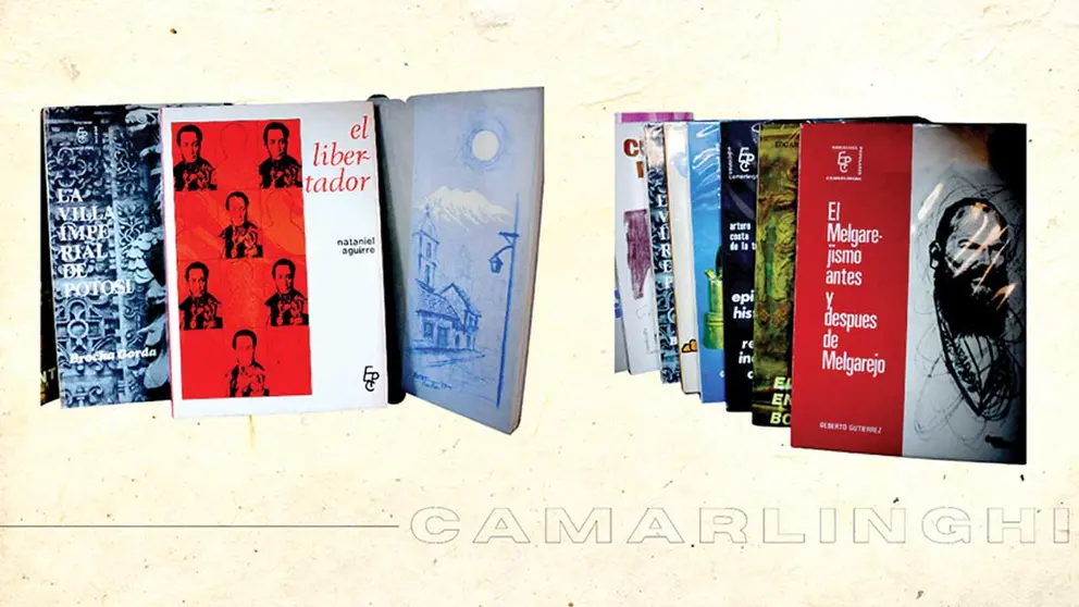 Algunos de los títulos disponibles de la colección de la editorial Camarlinghi. CR