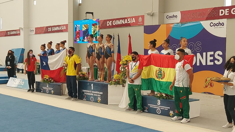Premiasi&oacute;n de las ganadoras en la categor&iacute;a AC 4. FBG