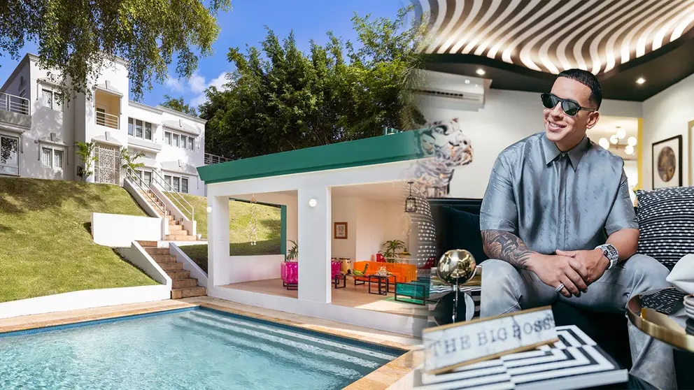 Daddy Yankee y su casa en Airbnb. Fotos: AirBnb