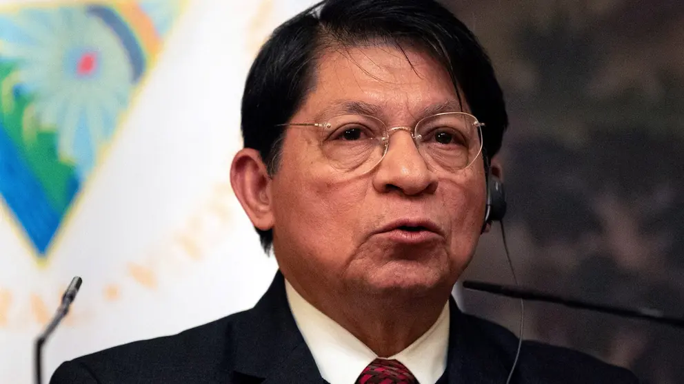 Denis Moncada, canciller de Nicaragua. EFE