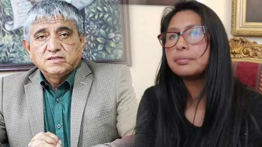 Iv&aacute;n Arias y Eva Copa, alcalde y alcaldesa de La Paz y El Alto. ARCHIVO