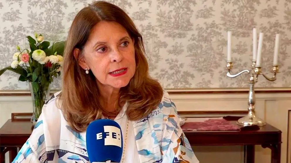 La vicepresidenta y canciller colombiana, Marta Lucía Ramírez, en una fotografía de archivo. EFE