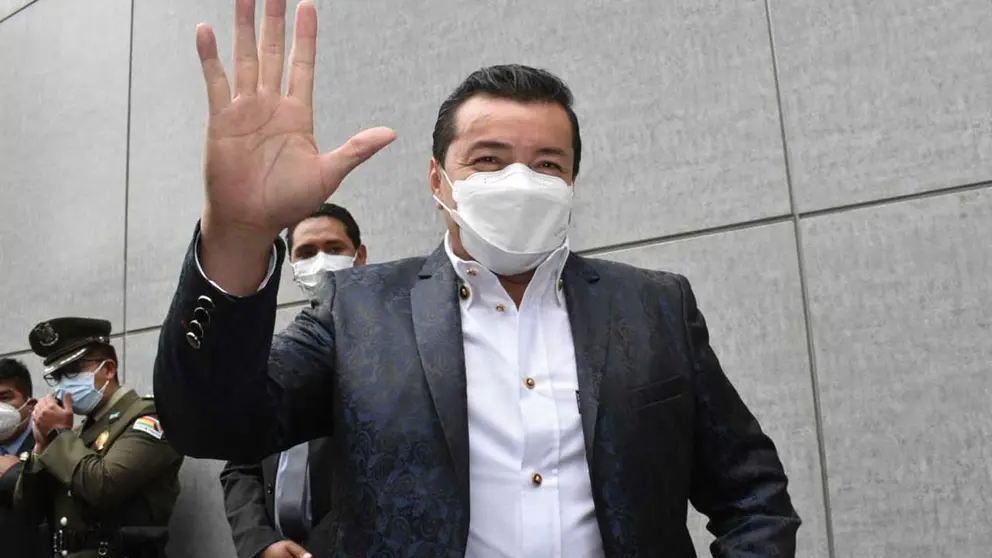 Jhonny Fern&aacute;ndez, alcalde de Santa Cruz. APG