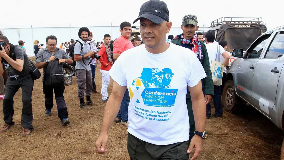 Imagen de archivo de Hernán Darío Velásquez, alias %22El Paisa%22 y exjefe de la columna Teófilo Forero de las FARC. EFE