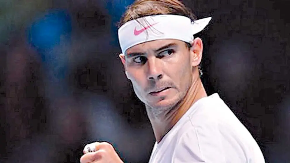 Rafael Nadal festeja un triunfo. NOTICIANORTE.COM