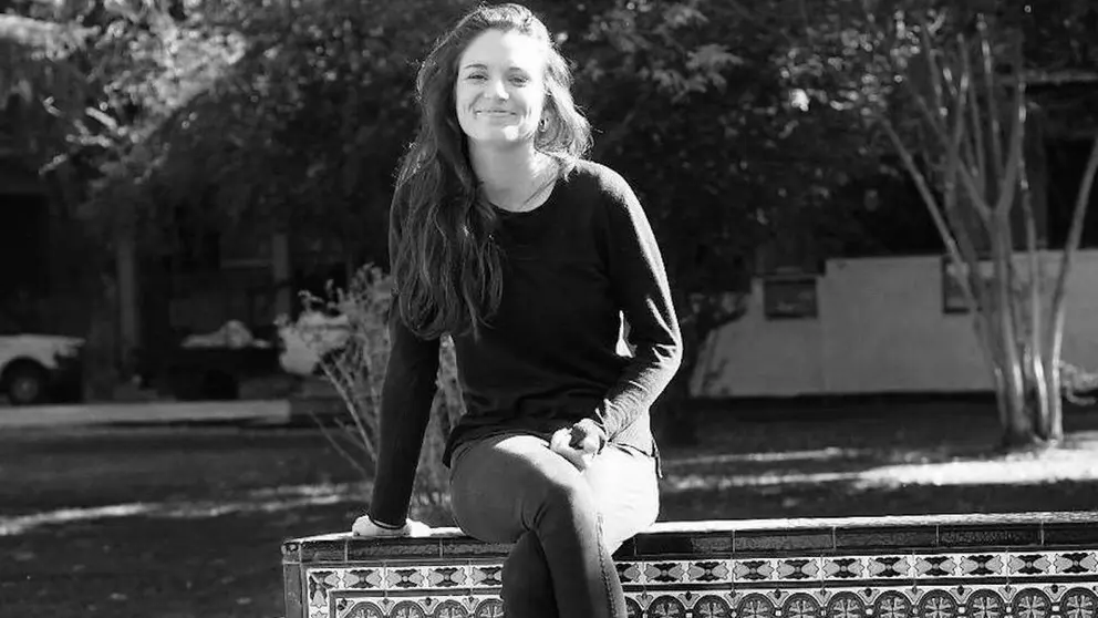 Irina Karamanos, pareja del presidente electo de Chile, Gabriel Boric. La Nación