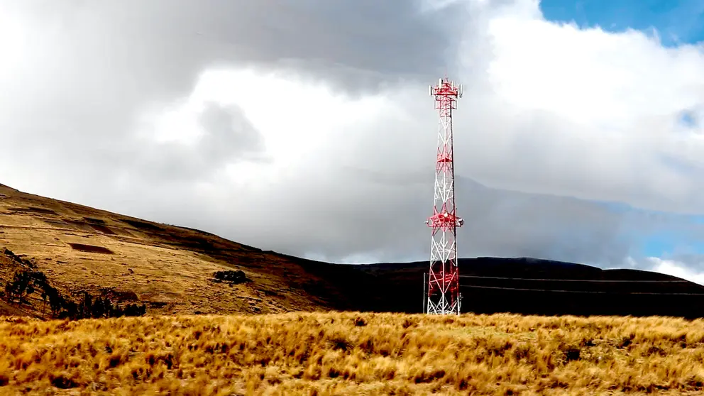 Cobertura nacional de ENTEL.