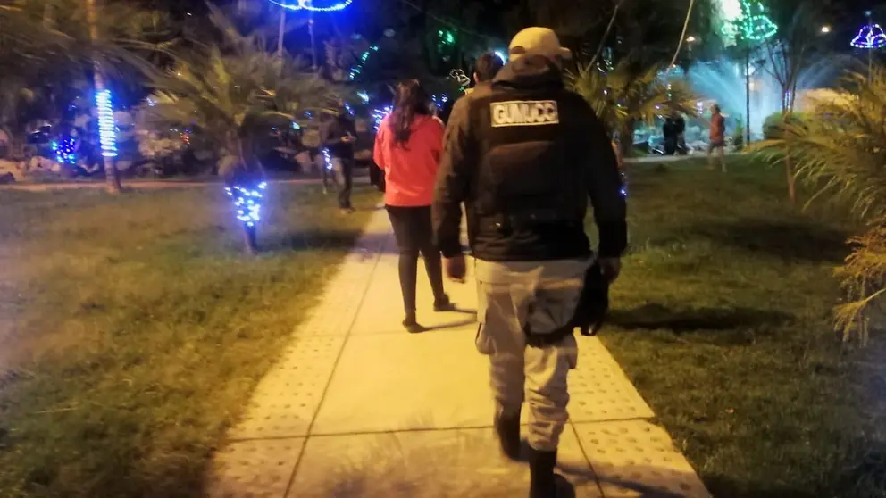 Controles de Seguridad Ciudadana de la Alcald&iacute;a de Cochabamba en las calles. GAMC.