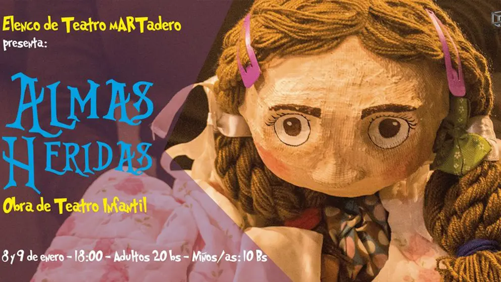 Afiche de obra de teatro. Martadero