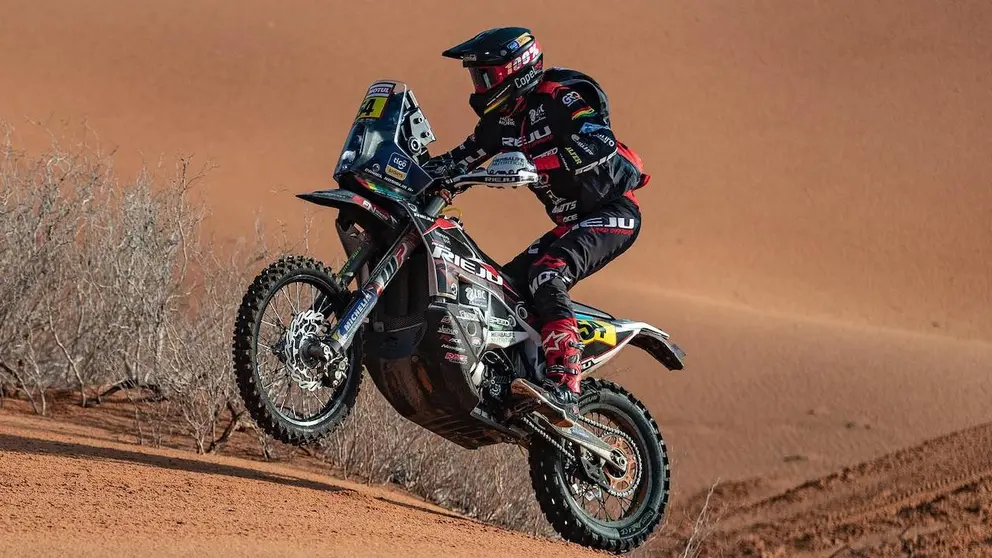 Daniel Nosiglia, durante una carrera del Rally Dakar 2022. Team Nosiglia