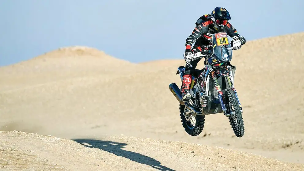 Daniel Nosiglia durante la carrera en el Rally. EFE