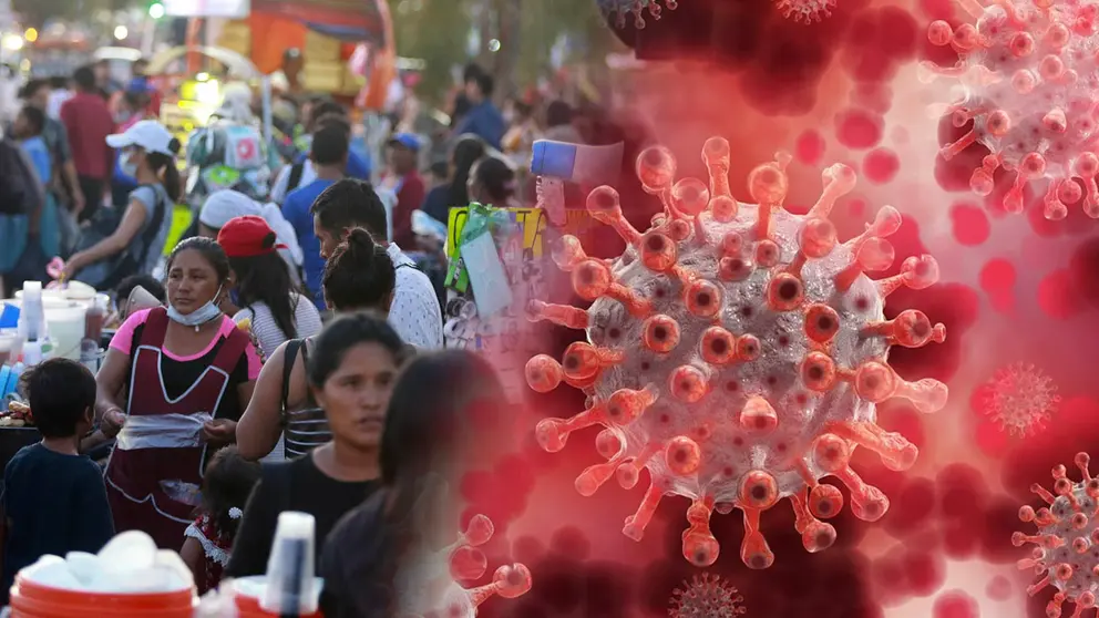 Imagen de aglomeraci&oacute;n de personas