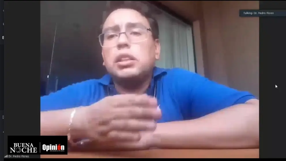 Pedro Flores, m&eacute;dico internista.