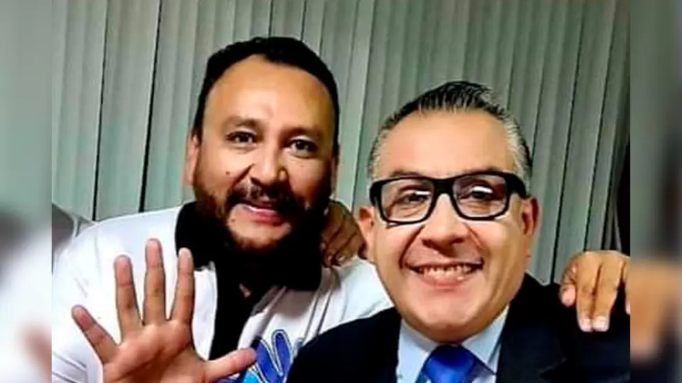 El Viceministro de R&eacute;gimen Interior con su excolaborador.