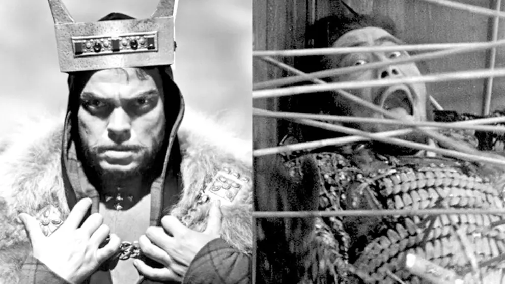 Orson Welles en 1948 y Toshiro Mifune en 1957, dos Macbeth que hicieron historia grande.&nbsp;