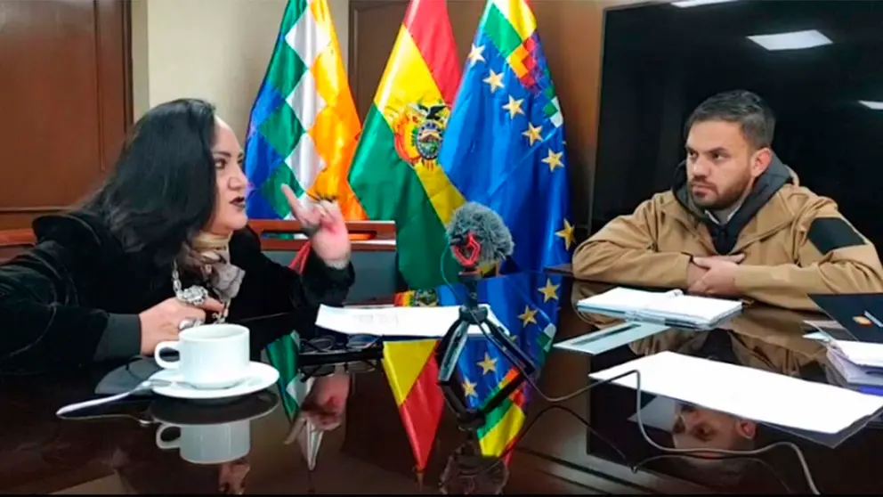 Captura de pantalla de la reuni&oacute;n. Facebook Mar&iacute;a Galindo