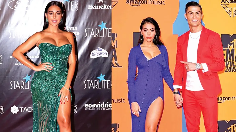 La modelo y empresaria, Georgina Rodríguez, supo exprimir al máximo su imagen y astucia y construyó junto a su pareja la foto perfecta. MARIECLAIRE
