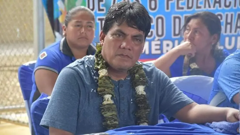 El diputado H&eacute;ctor Arce, en un encuentro del partido masista. ARCHIVO