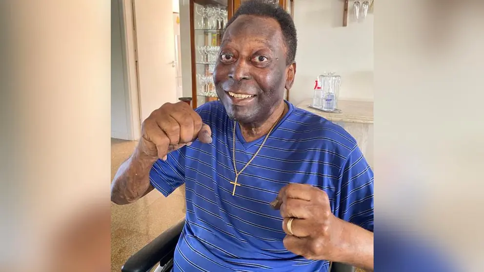 El astro brasileño Edson Arantes do Nascimento 'Pelé', de 81 años. Twitter Pelé