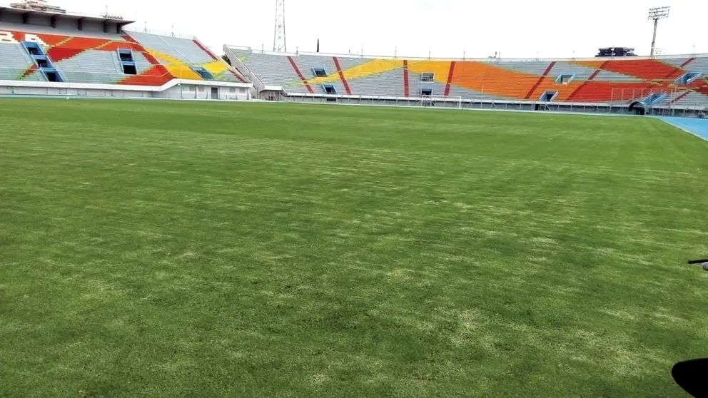 Una vista panorámica de la cancha del Capriles. OPINIÓN