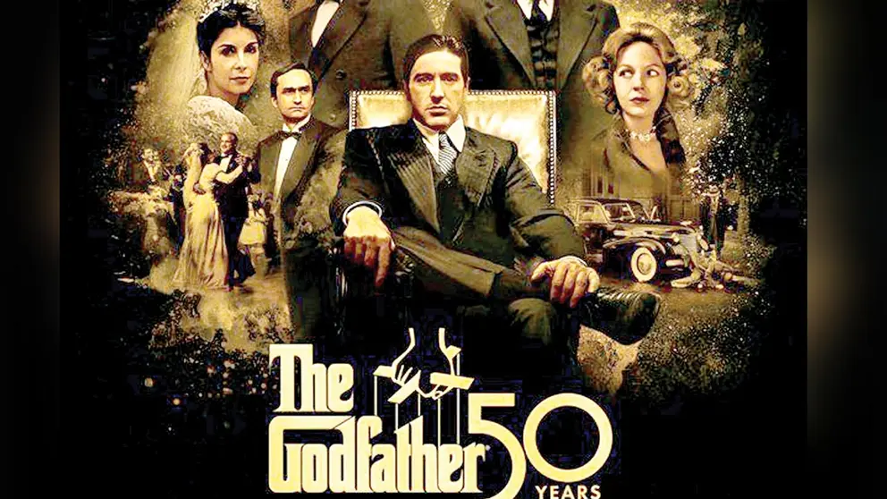 Afiche promocional de la pel&iacute;cula "El Padrino". ARCHIVO
