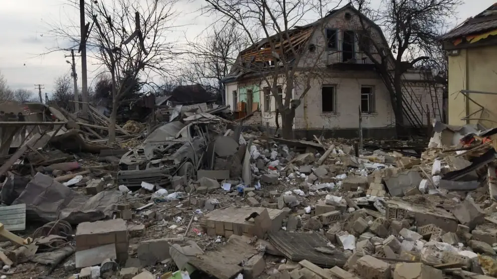 El panorama en Ucrania, en la novena jornada del conflicto b&eacute;lico. POLIC&Iacute;A DE UCRANIA