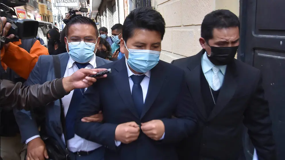El juez Hern&aacute;n G.Q., aprehendido por liberar a una sentenciada por asesinato.          APG