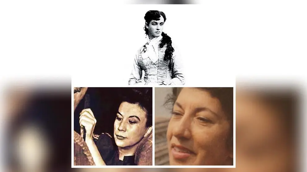 Adela Zamudio, Marina N&uacute;&ntilde;ez del Prado y Mar&iacute;a Luisa Pacheco.