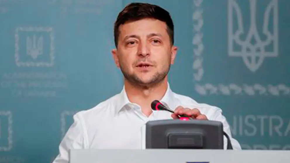 El presidente de Ucrania, Volod&iacute;mir Zelenski. 	          EFE