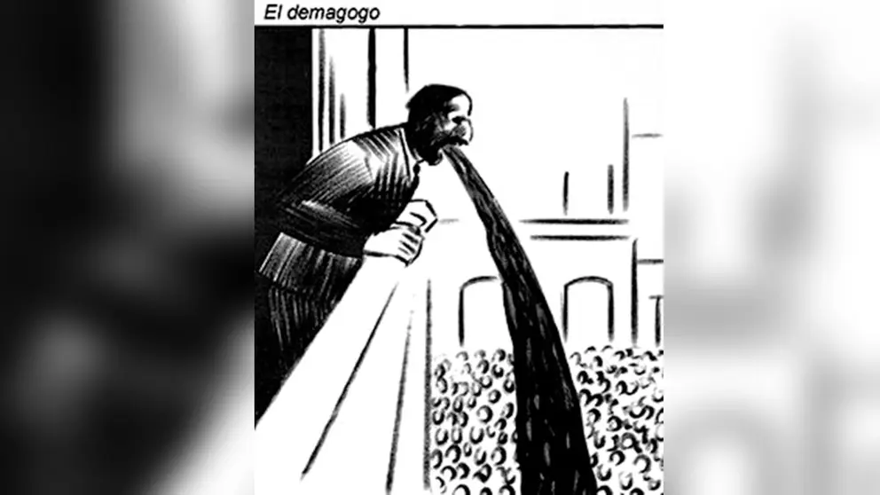 El Roto, El demagogo, 2006.       ANDRÉS RÁBAGO