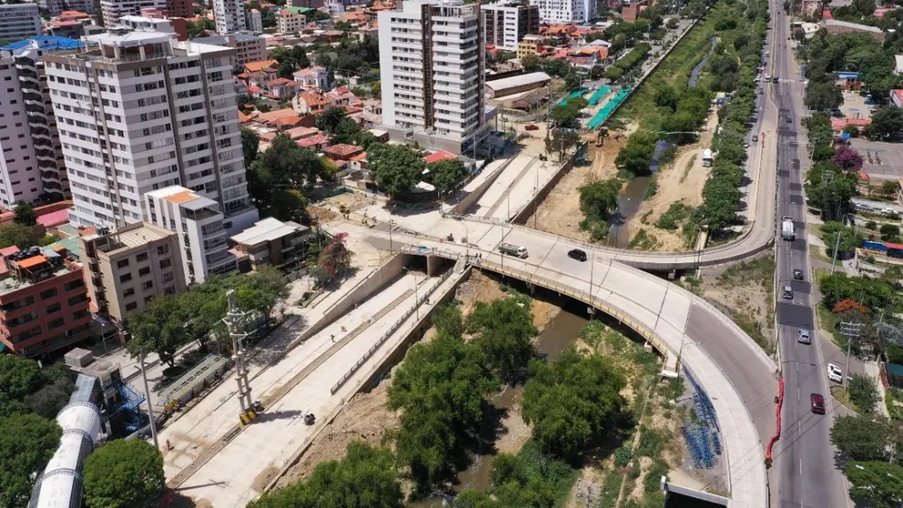 El distribuidor Quintanilla, en d&iacute;as recientes. ALCALD&Iacute;A DE COCHABAMBA
