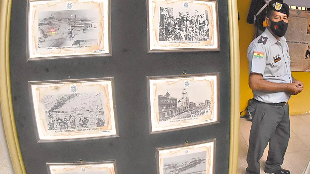 Parte de las fotografías que se exhiben. DICO SOLÍS
