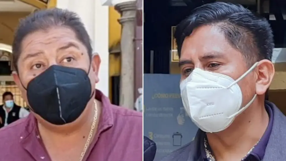 El abogado Lurwyn Ledezma (i) y el concejal Joel Flores (d). OPINI&Oacute;N