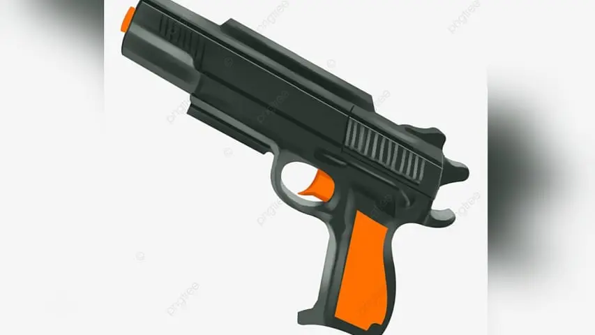 Imagen representativa de un arma de juguete. PNGTREE