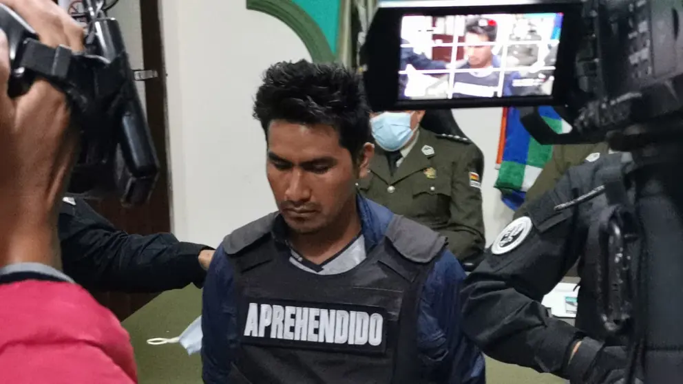 &Aacute;ngel Beltr&aacute;n, autor confeso del feminicidio de Jhovana Ch&aacute;vez. MARIELA COSS&Iacute;O