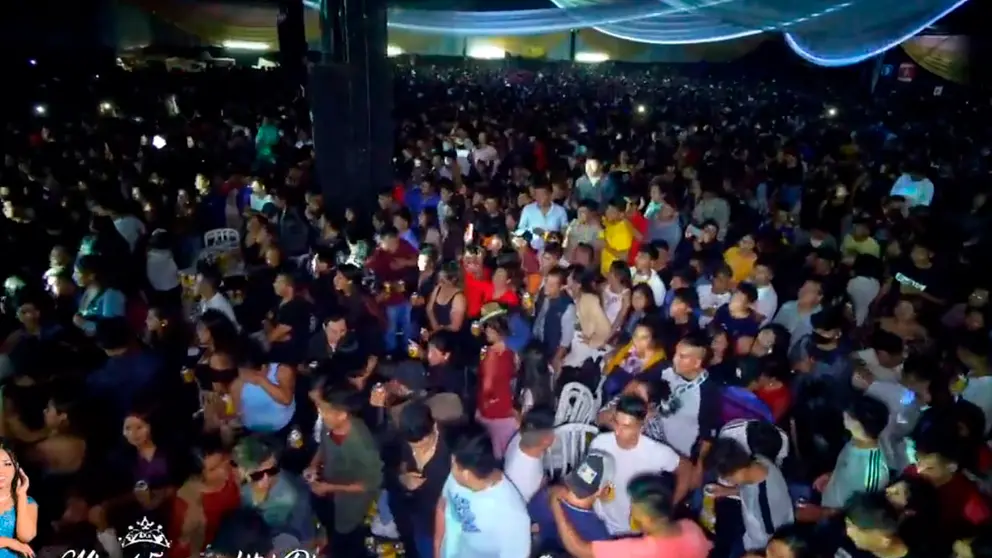 Imagen de la fiesta. Captura GF Producciones