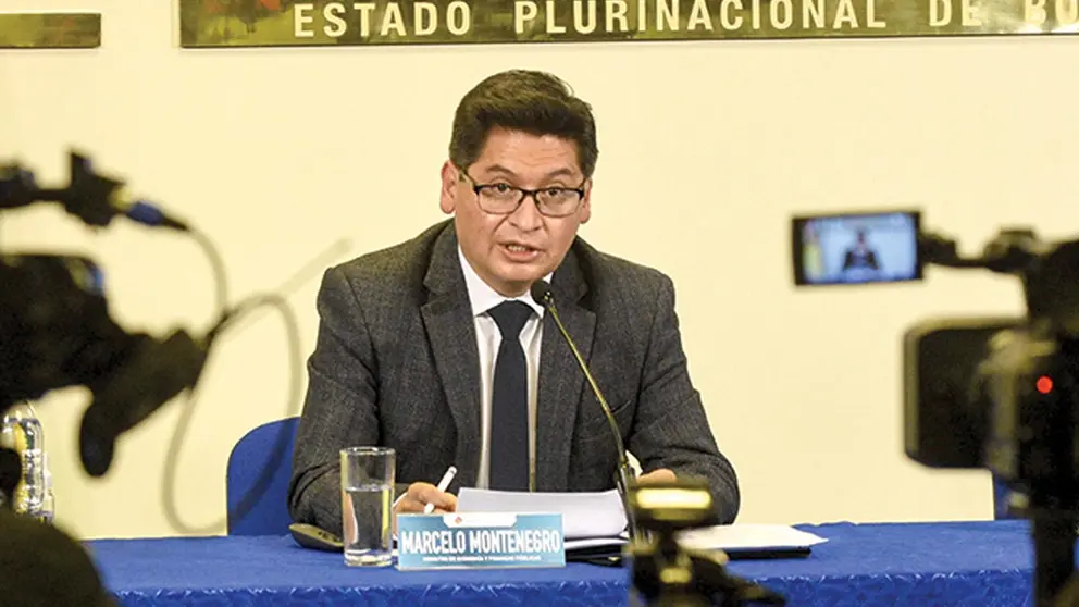 El ministro de Economía, Marcelo Montenegro. ARCHIVO