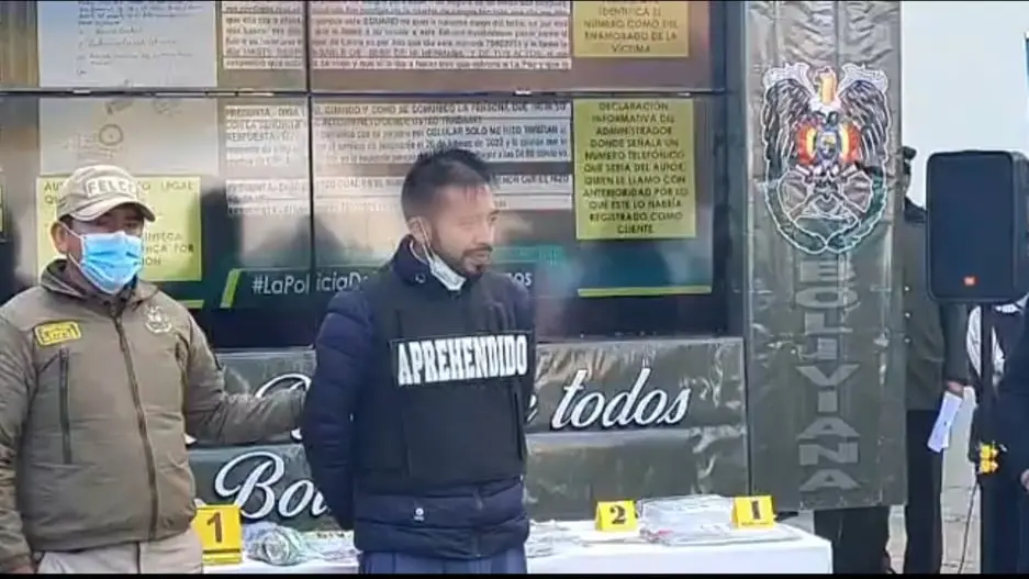 David V., acusado por el crimen de Laura C.