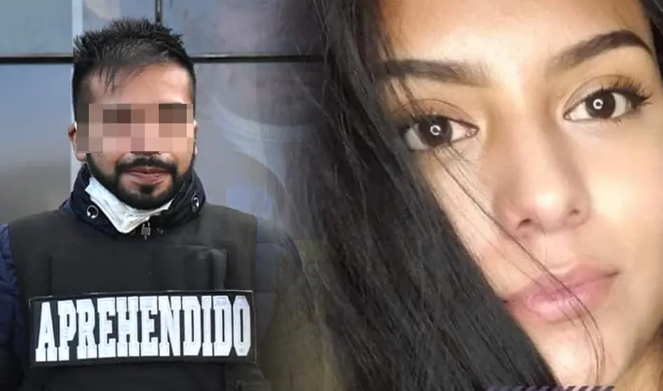 David V., acusado por el crimen de Laura C. Del otro lado, la joven v&iacute;ctima, que quer&iacute;a ser modelo.