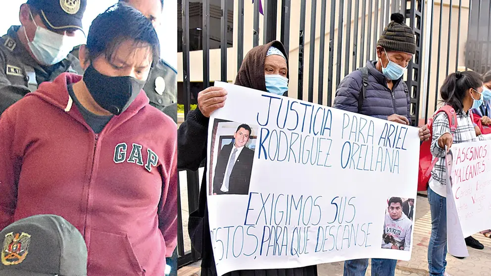 Edwin C.B., principal acusado del asesinato del arquitecto. Familiares piden justicia por la muerte de Ariel Rodríguez. DICO SOLÍS