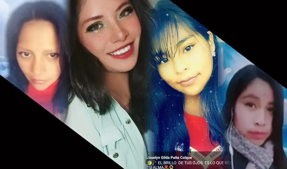 Rayza, Gladys, Daniela y Jhoselyn, v&iacute;ctimas fatales de la estampida humana en la UATF. COMPOSICI&Oacute;N OPINI&Oacute;N