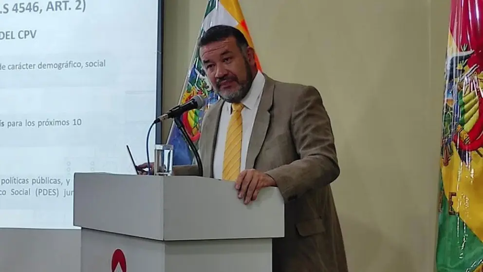 El director del Instituto Nacional de Estad&iacute;stica (INE), Humberto Arandia.