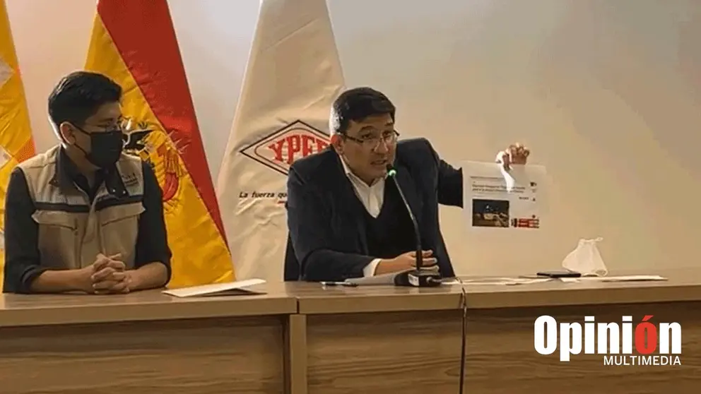 El ministro de Hidrocarburos y Energías, Franklin Molina. ERBOL