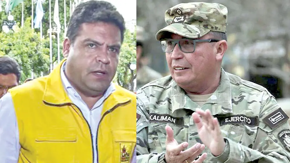Luis Revilla y Williams Kaliman, en 2020.  ARCHIVO