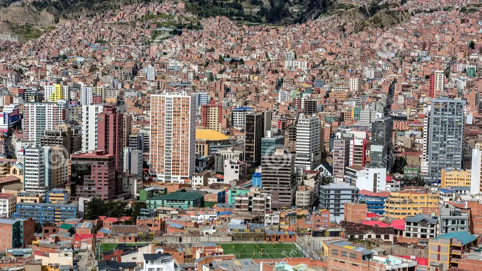 Vista panor&aacute;mica de la ciudad de La Paz. DREAMSTIME