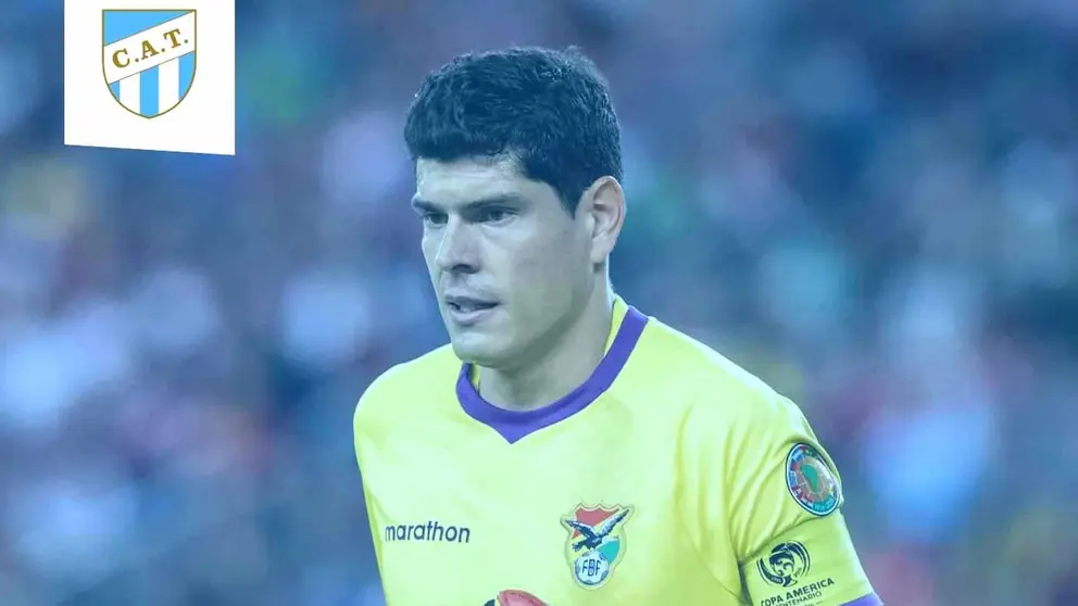El arquero boliviano Carlos Lampe, ahora parte del Atl&eacute;tico Tucum&aacute;n. ATL&Eacute;TICO TUCUM&Aacute;N