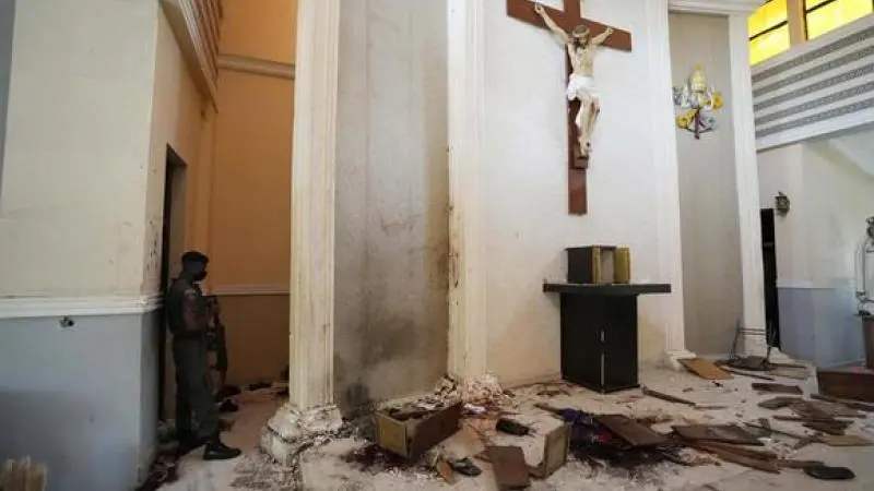 As&iacute; qued&oacute; la iglesia que sufri&oacute; el severo ataque, en Nigeria. RADIO NACIONAL