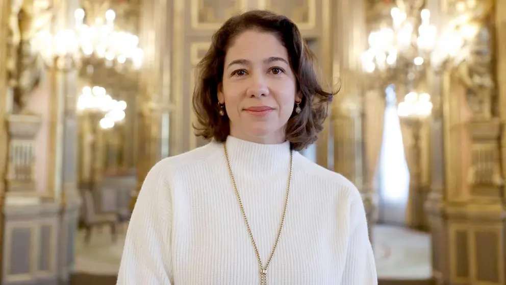 Victoria Cárdenas, esposa del aspirante a candidato presidencial de la oposición Juan Sebastián Chamorro, en una fotografía de archivo. EFE