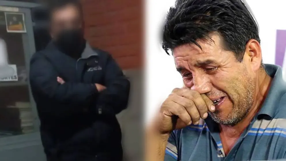 Del lado izquierdo, Cristian O., uno de los agresores que estaba pr&oacute;fugo en el caso del mec&aacute;nico. Del otro, Jos&eacute; Antonio Cu&eacute;llar, la v&iacute;ctima de tortura. OPINI&Oacute;N