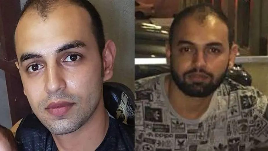 Misael Nallar, preso por el triple crimen de los polic&iacute;as en Porongo. UNITEL
